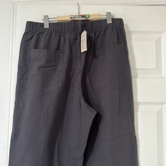 Women’s gray linen/cotton pants size extra large - Picture 5 of 9